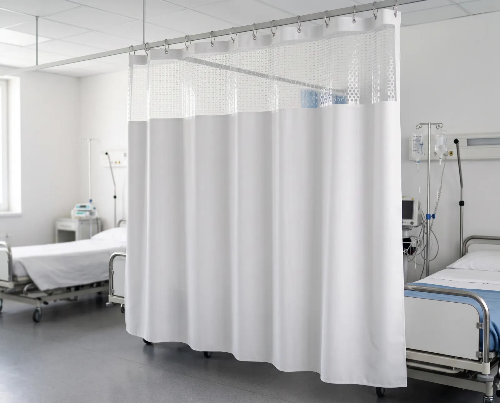 Cortinas Clínicas PVC Ventiladas Cristal