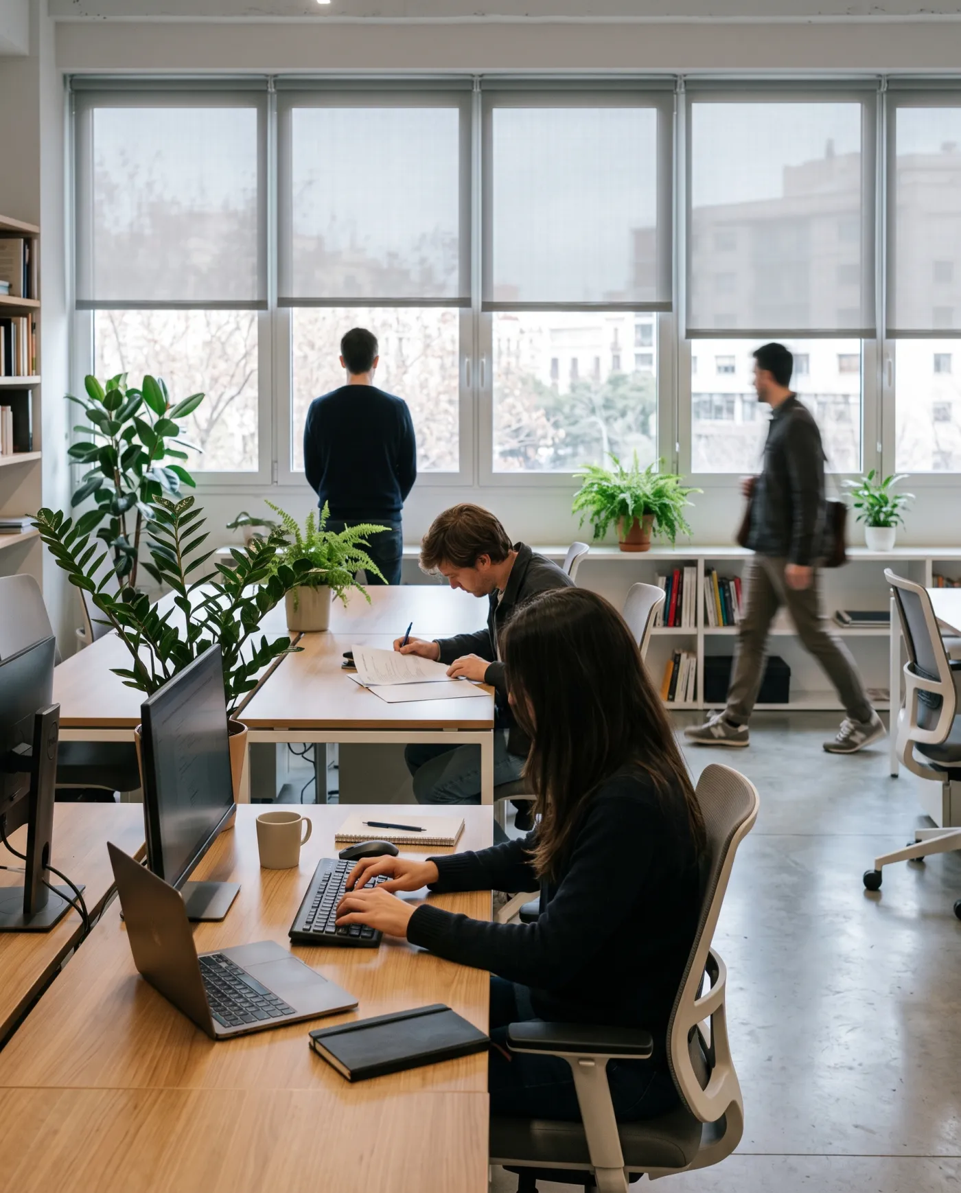Fabricación de cortinas en planta LUVETEC